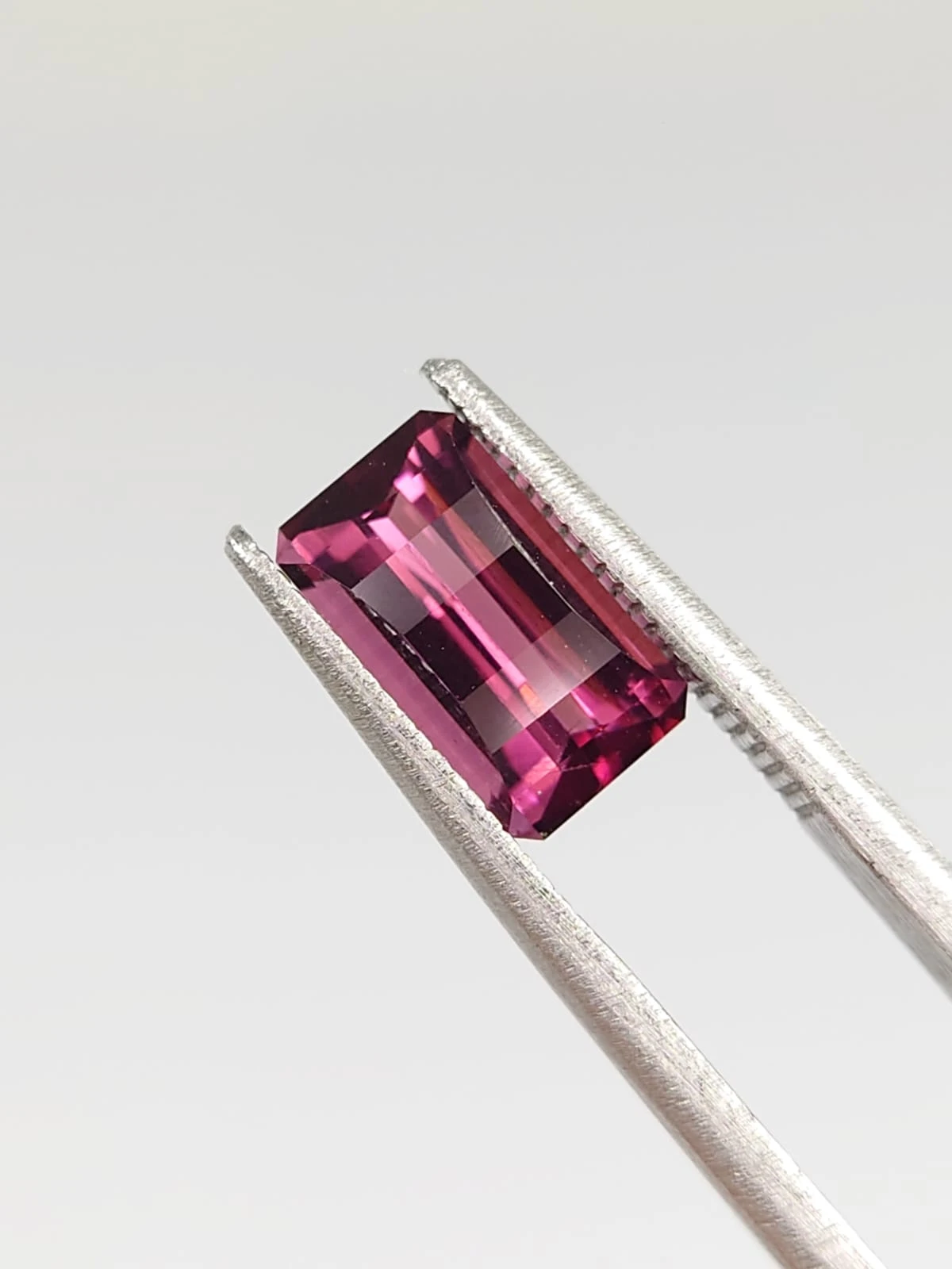 1.58ct Natural Pink Tourmaline in Fancy Pixel Cut from Afghanistan — view 1